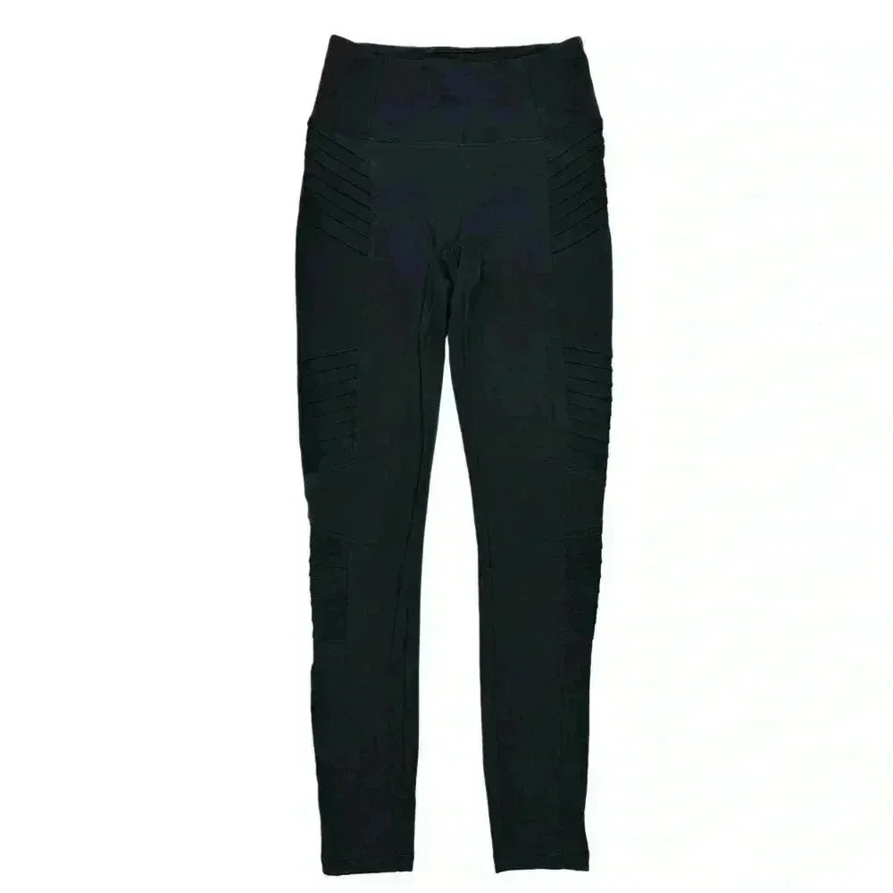 {Athleta} "Delancey Moto Tight" Tight Leggings Pants - Picture 4 of 6